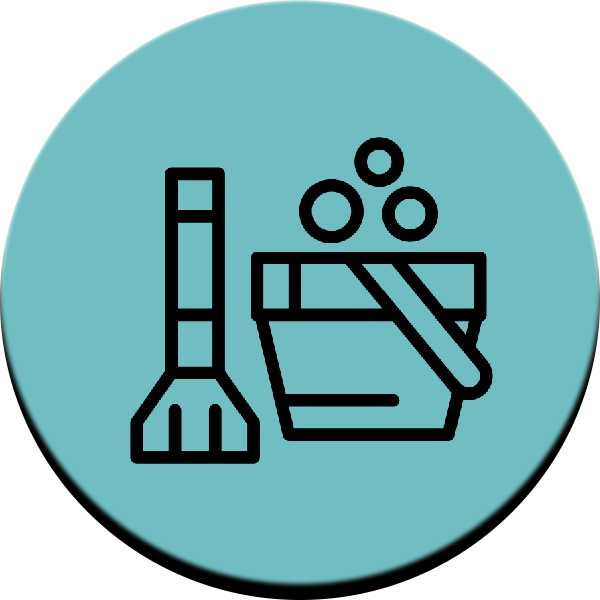 Reinigungsmaterialien-Icon
